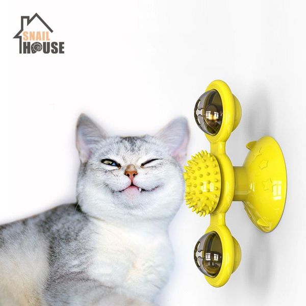 cat toys snailhouse interactive toy turntable windmill training kitten play game brush hair grooming massage supplies
cat toys snailhouse interactive toy turntable windmill training kitten play game brush hair grooming massage supplies