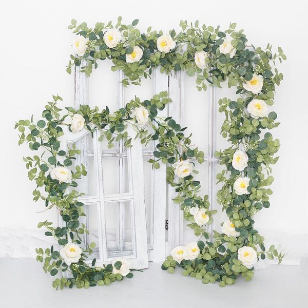 decorative flowers & wreaths diy silk artificial rose vine hanging for wall decor spring autumn garden arch el wedding home decoration
decorative flowers & wreaths diy silk artificial rose vine hanging for wall decor spring autumn garden arch el wedding home decoration