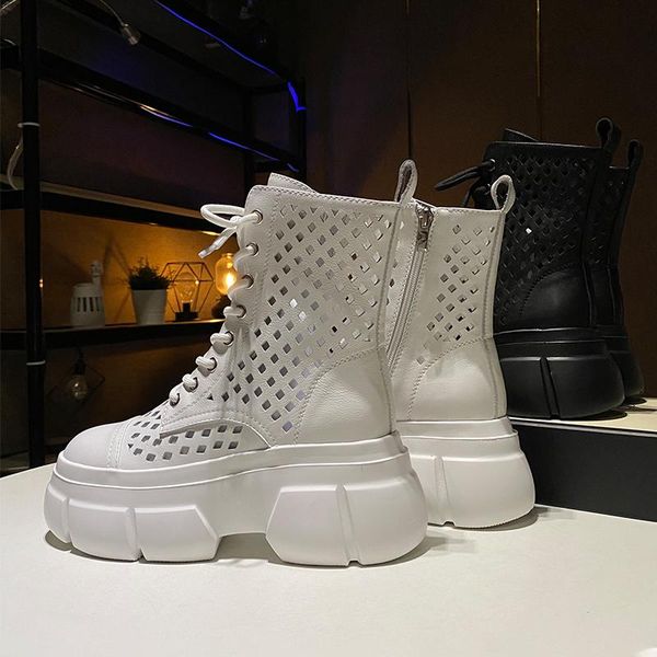boots summer thin female 2021 models hole sandals sports casual transparent father ins trend leather, Black
boots summer thin female 2021 models hole sandals sports casual transparent father ins trend leather, Black