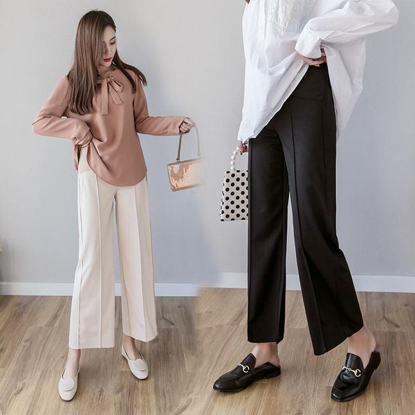 arrival maternity wide-leg trousers stylish pregnancy clothes plus size elastic waist belly support pants spring autumn bottoms, White
arrival maternity wide-leg trousers stylish pregnancy clothes plus size elastic waist belly support pants spring autumn bottoms, White