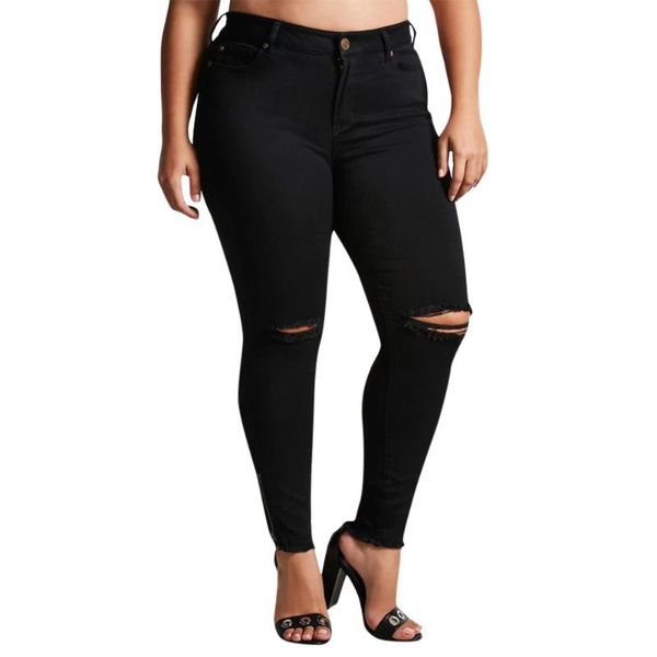 women's jeans jaycosin women clothes black extra plus size stretch denim trousers fashion high waist skinny slim hole pencil femme, Blue
women's jeans jaycosin women clothes black extra plus size stretch denim trousers fashion high waist skinny slim hole pencil femme, Blue