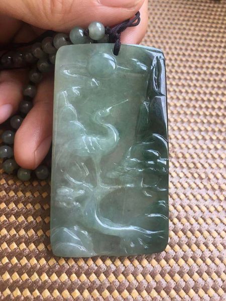 100% real jadite flying crane pendant hollow carving emerald floating flower handmade green jade pendant necklace, Red;blue
100% real jadite flying crane pendant hollow carving emerald floating flower handmade green jade pendant necklace, Red;blue
