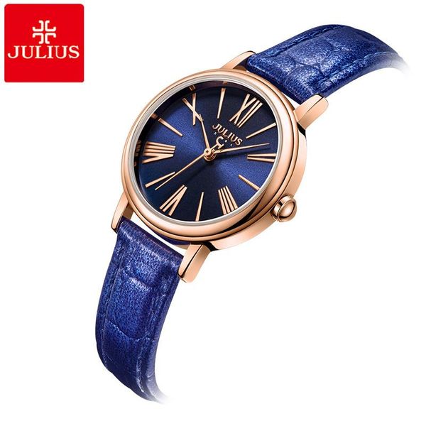 julius women watches blue leather strap bracelet ladies quartz wrist watch relogio feminino roman numbers wristwatches, Slivery;brown
julius women watches blue leather strap bracelet ladies quartz wrist watch relogio feminino roman numbers wristwatches, Slivery;brown