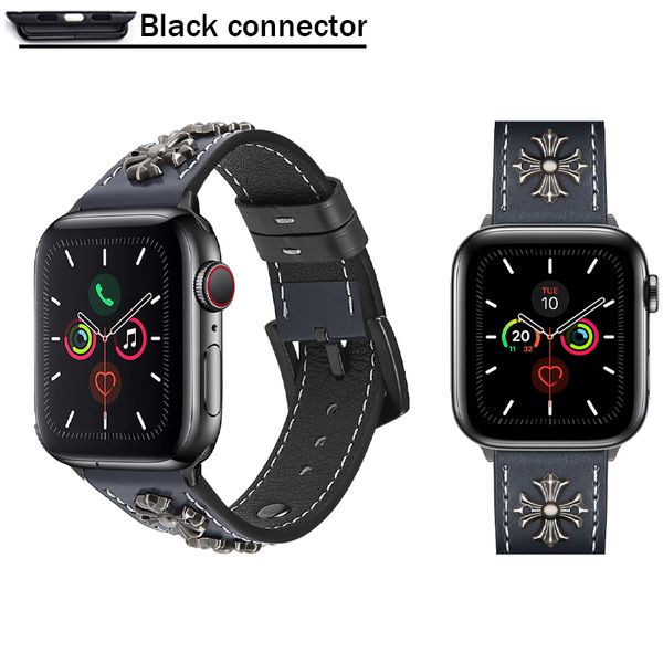 classic studded leather watchband for apple watch 44 40 42 38mm strap bracelet for iwatch series 6 5 4 3 2 band accessories
classic studded leather watchband for apple watch 44 40 42 38mm strap bracelet for iwatch series 6 5 4 3 2 band accessories