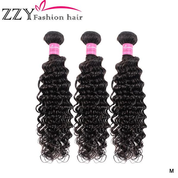 human hair bulks zzy fashion deep wave bundles brazilian extensions 3 deal non-remy weave, Black
human hair bulks zzy fashion deep wave bundles brazilian extensions 3 deal non-remy weave, Black