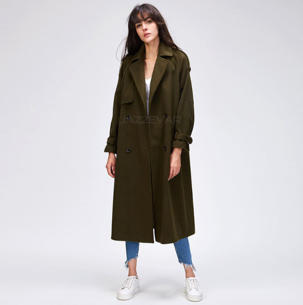 women's trench coats women clothing wooen style greatcoat fall double breasted loose extension coat, Tan;black
women's trench coats women clothing wooen style greatcoat fall double breasted loose extension coat, Tan;black