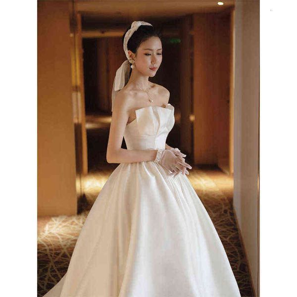 luxury street style dresses french bra main wedding 2021 bride high waist pregnant satin qi di super immortal simple hepburn thin woman, Black;pink
luxury street style dresses french bra main wedding 2021 bride high waist pregnant satin qi di super immortal simple hepburn thin woman, Black;pink