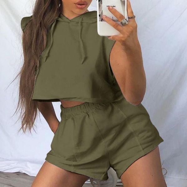 running sets sport set women clothing two piece casual outfit sleeveless pullover hooded waist shorts female fitness jogging, Black;blue
running sets sport set women clothing two piece casual outfit sleeveless pullover hooded waist shorts female fitness jogging, Black;blue