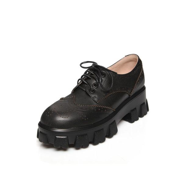 dress shoes fashion women genuine leather pumps round toe lace up spring autumn brogue woman basic, Black
dress shoes fashion women genuine leather pumps round toe lace up spring autumn brogue woman basic, Black