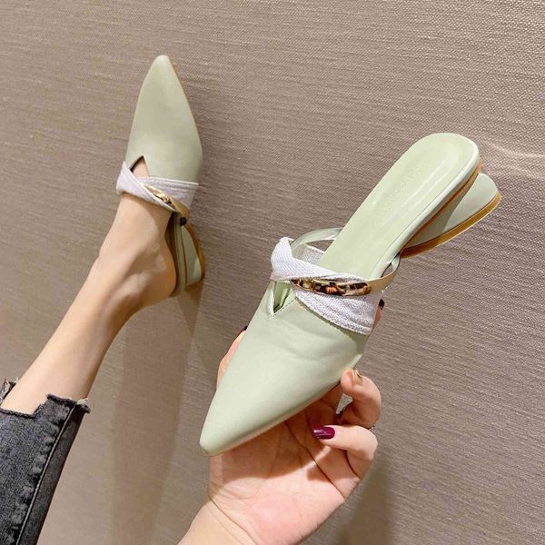 sandals net red half slippers women's summer baotou temperament small fragrance thick heel muller sandals 7256-8 guq1, Black
sandals net red half slippers women's summer baotou temperament small fragrance thick heel muller sandals 7256-8 guq1, Black