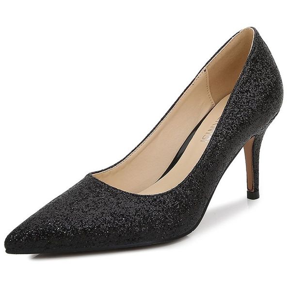 dress shoes high heel pumps brand fashion large size 35-44 45 46 ladies daily design heels 7.5cm flash point, Black
dress shoes high heel pumps brand fashion large size 35-44 45 46 ladies daily design heels 7.5cm flash point, Black