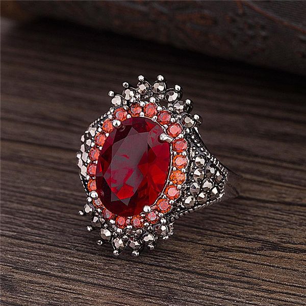 cluster rings wish silver accessories vintage thai big gem ring pomegranate jewelry exaggerated black ore, Golden;silver
cluster rings wish silver accessories vintage thai big gem ring pomegranate jewelry exaggerated black ore, Golden;silver