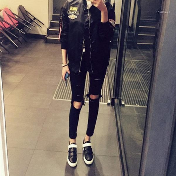 women's pants & capris brand wholesale woman denim pencil stretch jeans women waist, Black;white
women's pants & capris brand wholesale woman denim pencil stretch jeans women waist, Black;white