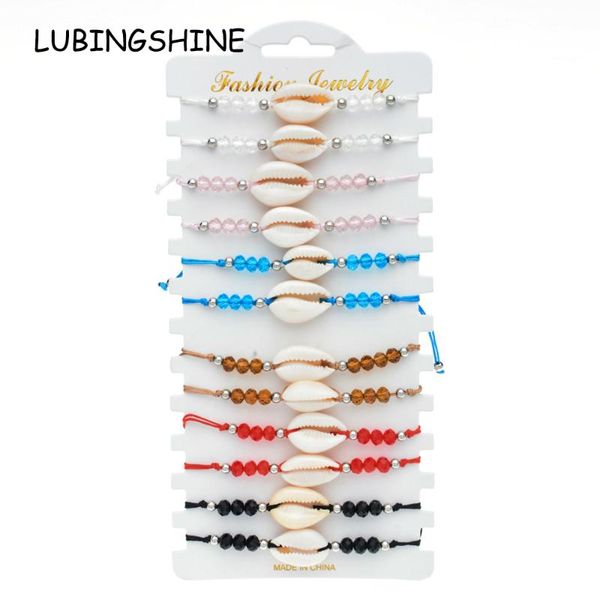 charm bracelets bohemian 12pcs/lot shell charms braided bracelet set for women child crystal bead adjustable rope chain yoga anklet jewelry, Golden;silver
charm bracelets bohemian 12pcs/lot shell charms braided bracelet set for women child crystal bead adjustable rope chain yoga anklet jewelry, Golden;silver