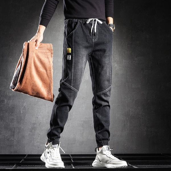men's jeans winter men stretch thick velvet pants warm casual fleece trousers male printed korean plus size 5xl haren, Blue
men's jeans winter men stretch thick velvet pants warm casual fleece trousers male printed korean plus size 5xl haren, Blue