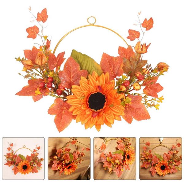 decorative flowers & wreaths 1pc adorable sunflower wreath thanksgiving emulation garland chic orange
decorative flowers & wreaths 1pc adorable sunflower wreath thanksgiving emulation garland chic orange