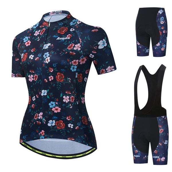 racing sets aogda women's cycling jersey short sleeve bicycle clothing set summer breathable female road bike wear suit, Black;blue
racing sets aogda women's cycling jersey short sleeve bicycle clothing set summer breathable female road bike wear suit, Black;blue