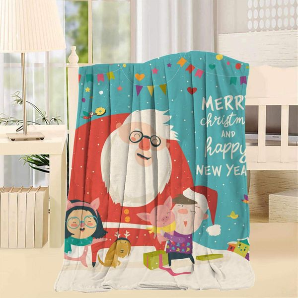 christmas happy santa claus blanket super soft and warmth comfortable lightweight plush sofa bed sofa and living room
christmas happy santa claus blanket super soft and warmth comfortable lightweight plush sofa bed sofa and living room