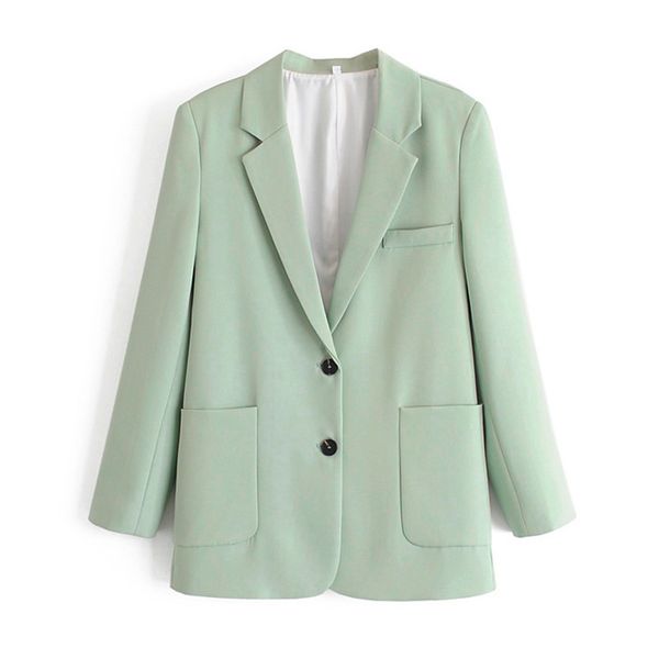 chic long sleeve women blazer jacket single breasted office ladies feminino casual streetwear female outwear coat 210430, White;black
chic long sleeve women blazer jacket single breasted office ladies feminino casual streetwear female outwear coat 210430, White;black