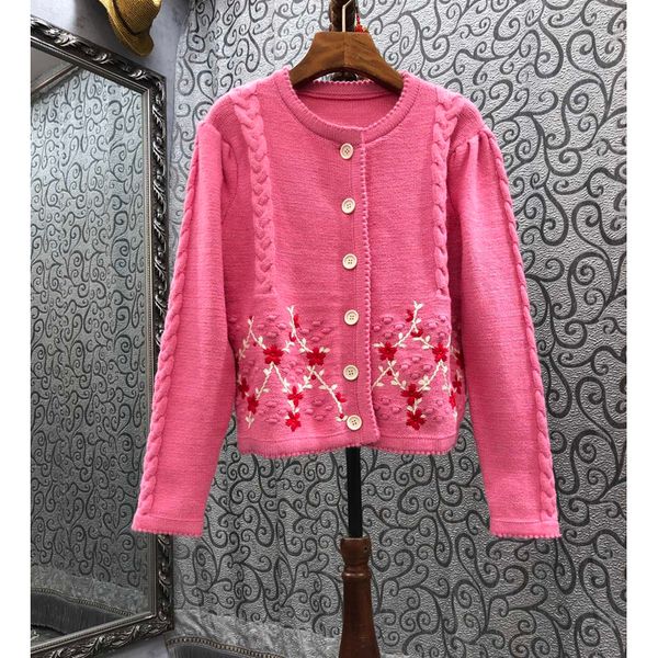embroidery cable loose-fitting knitted cardigan womens clothes autumn european and american new cute youth-looking 9m, Black;brown
embroidery cable loose-fitting knitted cardigan womens clothes autumn european and american new cute youth-looking 9m, Black;brown