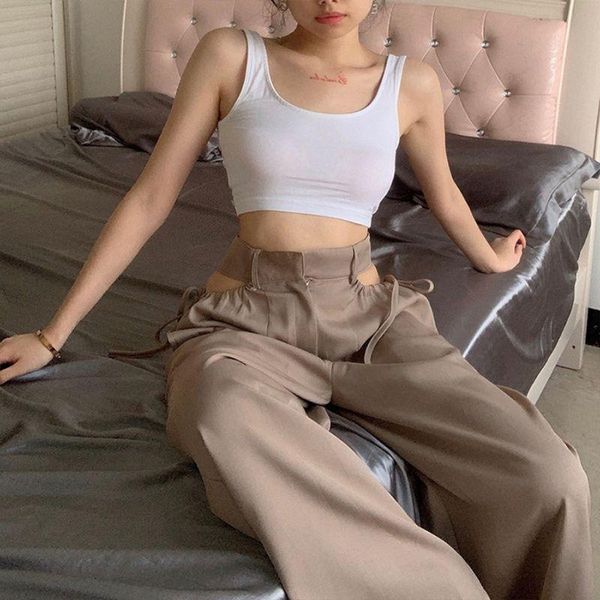 women's pants & capris women hollow out baggy loose long 2021 high waist side ruched drawstring wide leg trousers streetwear with pocke, Black;white
women's pants & capris women hollow out baggy loose long 2021 high waist side ruched drawstring wide leg trousers streetwear with pocke, Black;white