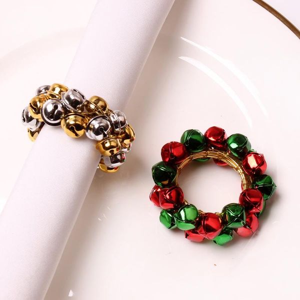 napkin rings 12pcs hand-woven color bells buckle metal series christmas ring cloth
napkin rings 12pcs hand-woven color bells buckle metal series christmas ring cloth