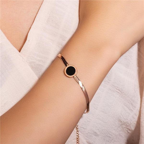 jewelry 2021 trend wild snake bone round stainless steel bracelet for women rose gold korean style b301 charm bracelets, Golden;silver
jewelry 2021 trend wild snake bone round stainless steel bracelet for women rose gold korean style b301 charm bracelets, Golden;silver