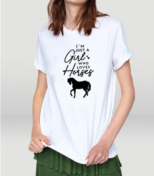 women's t-shirt i' just a girl who loves horses t shirt women casual tshirt shrot sleeve loose camiseta mujer black white femme t
women's t-shirt i' just a girl who loves horses t shirt women casual tshirt shrot sleeve loose camiseta mujer black white femme t
