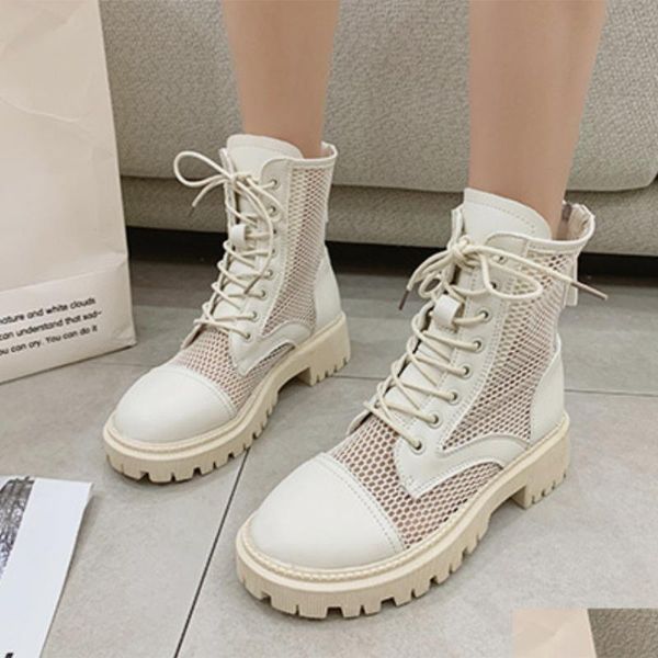 boots 2021 summer woman breathable mesh ankle female fashion buckle decoration lace up casual ladies waterproof, Black
boots 2021 summer woman breathable mesh ankle female fashion buckle decoration lace up casual ladies waterproof, Black