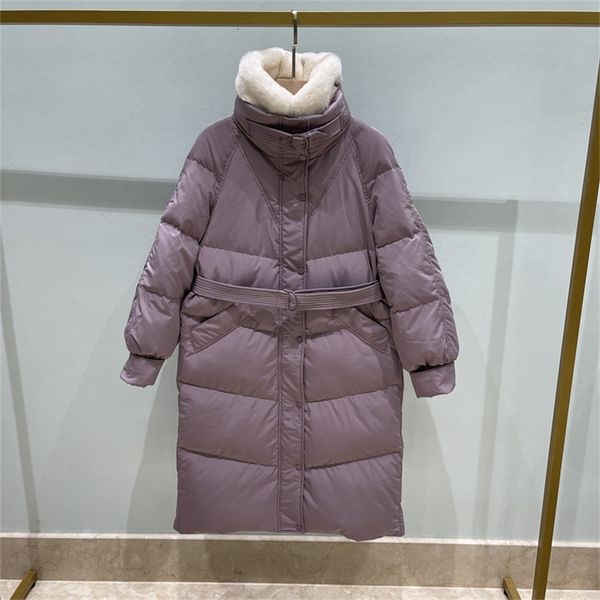 2021 winter new extended rabbit hair collar down jacket women's korean version xia shiwen collection belt, Black
2021 winter new extended rabbit hair collar down jacket women's korean version xia shiwen collection belt, Black