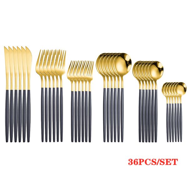 black gold dinnerware set golden stainless steel metal cutlery set kitchen mirror gold tableware set knife fork spoon dinner
black gold dinnerware set golden stainless steel metal cutlery set kitchen mirror gold tableware set knife fork spoon dinner