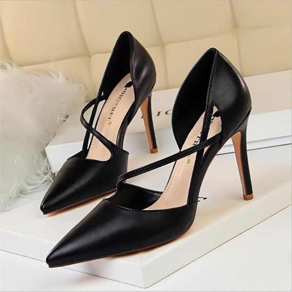dress shoes bigtree woman pumps fashion .5cm thin high heeled leather shallow mouth pointed toe women's, Black
dress shoes bigtree woman pumps fashion .5cm thin high heeled leather shallow mouth pointed toe women's, Black