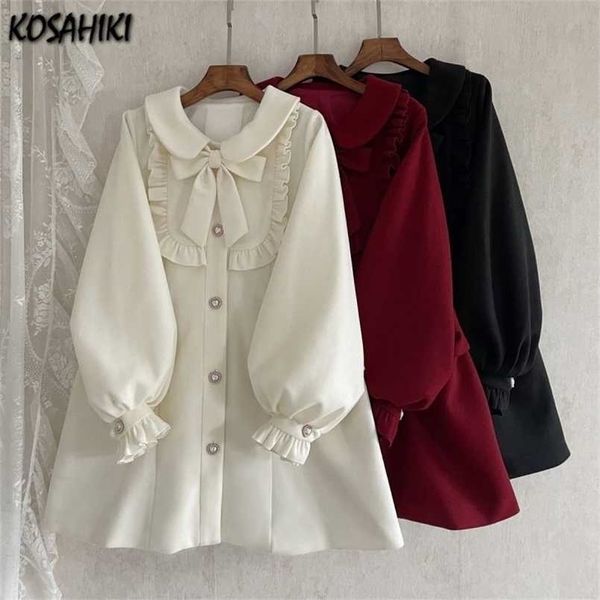 kosahiki autumn thin coat kawaii overcoat female japanese preppy style solid color vintage jacket harajuku jk sweet outfit 211029, Black;brown
kosahiki autumn thin coat kawaii overcoat female japanese preppy style solid color vintage jacket harajuku jk sweet outfit 211029, Black;brown