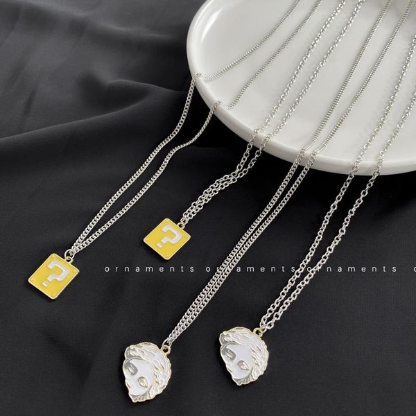 pendant necklaces metal cool letter symbol chain necklace couple personality long sweater women punk hip fashion jewelry, Silver
pendant necklaces metal cool letter symbol chain necklace couple personality long sweater women punk hip fashion jewelry, Silver