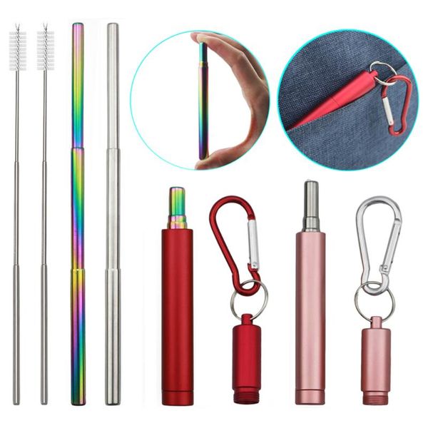 stainless steel metal straw reusable with cleaning brush collapsible portable drinking set for travel straws
stainless steel metal straw reusable with cleaning brush collapsible portable drinking set for travel straws