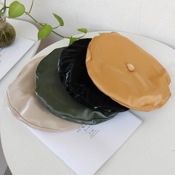 beanies winter british highlight leather hat macaron color beret women retro solid bright painter head net red
beanies winter british highlight leather hat macaron color beret women retro solid bright painter head net red