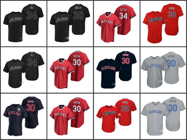 cleveland indians men 34 zach plesac 30 tyler naquin women youthjersey, Black;red
cleveland indians men 34 zach plesac 30 tyler naquin women youthjersey, Black;red
