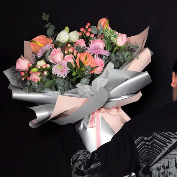 gift wrap 40pcs flower wrapping paper double - colored silver ouya thickened waterproof bouquet
gift wrap 40pcs flower wrapping paper double - colored silver ouya thickened waterproof bouquet