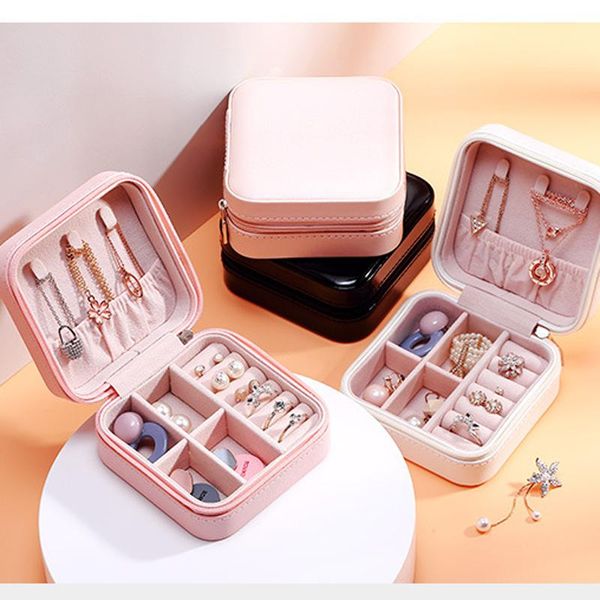jewelry pouches, bags 2021 organizer display travel case boxes portable box leather storage earring holder, Pink;blue
jewelry pouches, bags 2021 organizer display travel case boxes portable box leather storage earring holder, Pink;blue