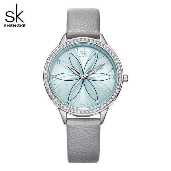 wristwatches women watch shengke leather band fashion ladies watches flower quartz female wristwatch charming girl clock, Slivery;brown
wristwatches women watch shengke leather band fashion ladies watches flower quartz female wristwatch charming girl clock, Slivery;brown