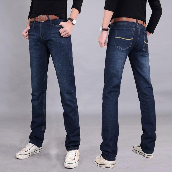 men's jeans fashion stretch straight business casual classic loose denim trousers 2021 spring and summer male brand pants, Blue
men's jeans fashion stretch straight business casual classic loose denim trousers 2021 spring and summer male brand pants, Blue