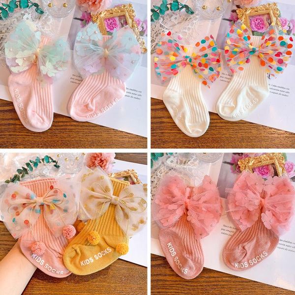 socks products autumn and winter children's ins korean version of the big bow girl tube baby knitted cotton, Pink;yellow
socks products autumn and winter children's ins korean version of the big bow girl tube baby knitted cotton, Pink;yellow