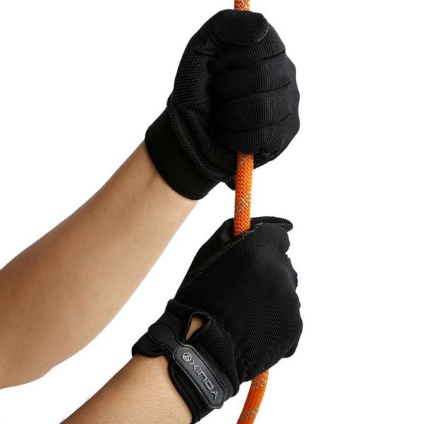 cycling gloves outdoor sport non-slip full finger stickers adjustable rock climbing bicycle motorcycle mittens, Black
cycling gloves outdoor sport non-slip full finger stickers adjustable rock climbing bicycle motorcycle mittens, Black