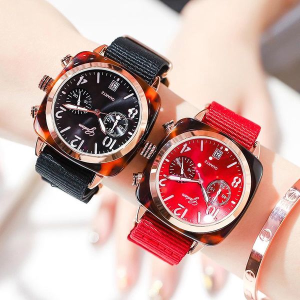 wristwatches 2021 same watch net red niche women 's fashion trend korean style waterproof student square large plate luminous, Slivery;brown
wristwatches 2021 same watch net red niche women 's fashion trend korean style waterproof student square large plate luminous, Slivery;brown