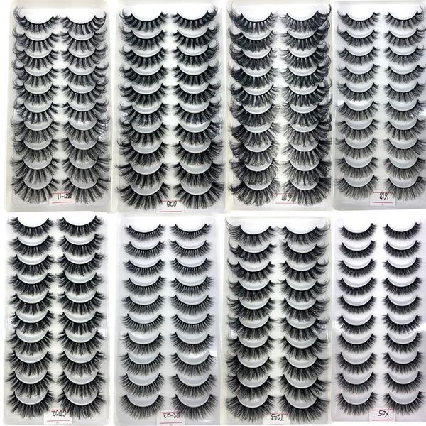 false eyelashes 10 pairs 8-25mm 3d mink lashes bulk faux with custom box wispy natural pack short wholesales
false eyelashes 10 pairs 8-25mm 3d mink lashes bulk faux with custom box wispy natural pack short wholesales