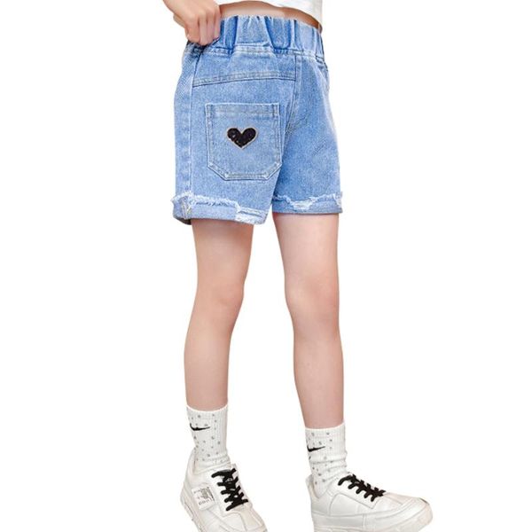 jeans for girls heart pattern short hole kid summer children's clothing 6 8 10 12 14, Blue
jeans for girls heart pattern short hole kid summer children's clothing 6 8 10 12 14, Blue