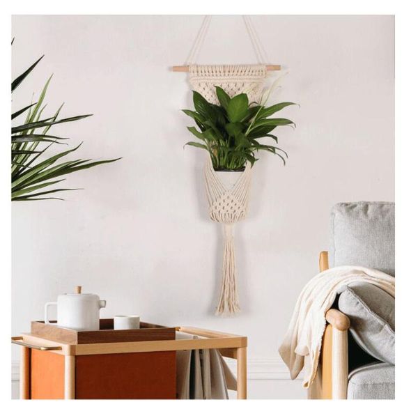 tapestries macrame woven wall hanging tapestry handmade cotton bohemian flower basket pot apartment dorm room wedding decoration
tapestries macrame woven wall hanging tapestry handmade cotton bohemian flower basket pot apartment dorm room wedding decoration