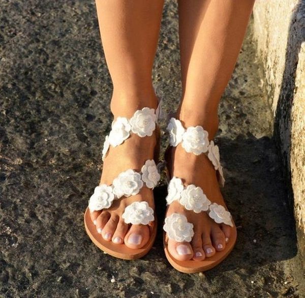 summer style set of toe flowers flat bottom mouth ladies fashion big size sandals women shoes, Black
summer style set of toe flowers flat bottom mouth ladies fashion big size sandals women shoes, Black