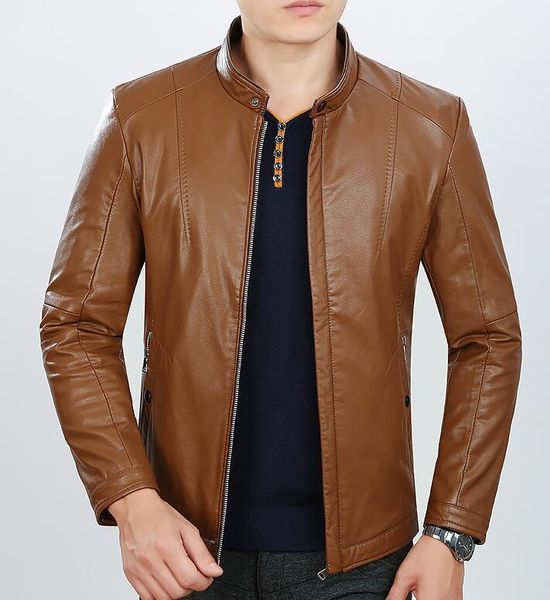 men's fur & faux / autumn men winters is recreational leather fashion jacket /m--4xl, Black
men's fur & faux / autumn men winters is recreational leather fashion jacket /m--4xl, Black