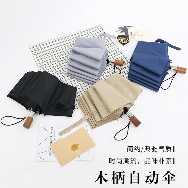 umbrellas wooden handle sunny umbrella outdoors practical advertisement automatic fold three fracture customized logo
umbrellas wooden handle sunny umbrella outdoors practical advertisement automatic fold three fracture customized logo